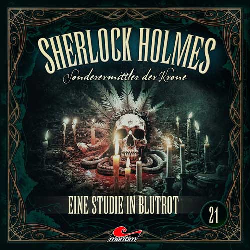 Cover der Folge 21 (Eine Studie in Blutrot)